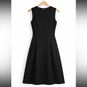 Calvin Klein Elegant Black Sleeveless Dress S 6